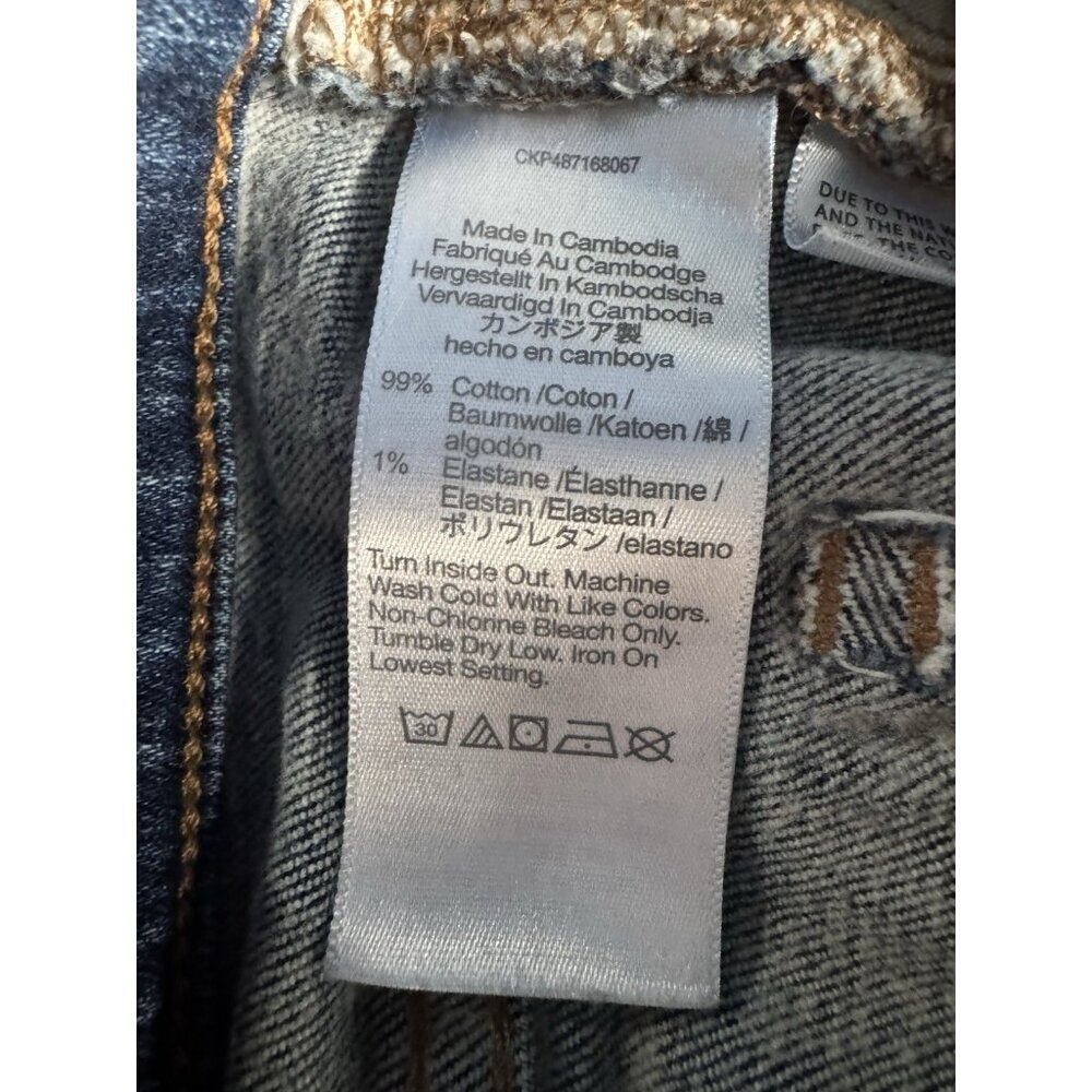 Madewell Women's Sz 29 Mid-Rise Kick Out Jeans Blue Denim - Picture 8 of 10